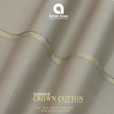 AnnanSawa Crown Wood Color Crown Cotton fabric for men – soft, breathable, durable premium men’s cotton fabric for casual and formal wear